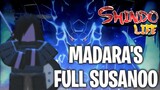 Creating MADARA'S FULL SUSANOO (Samurai Spirit) In Shindo Life