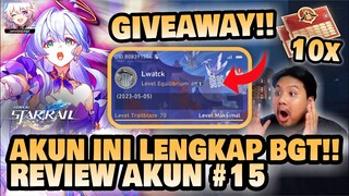 REVIEW AKUN KEMBALI LAGI!! +GIVEAWAY! 🤔 | Review Akun #15 | Honkai: Star Rail