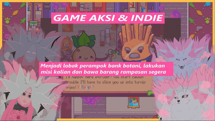 -+[Game Aksi & Indie : Turnip Boy Rob's a Bank, jadi lobak perampok bank botani]+-