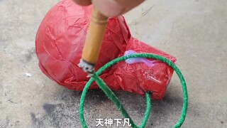 20多种鞭炮炸铁盆，史诗级别！