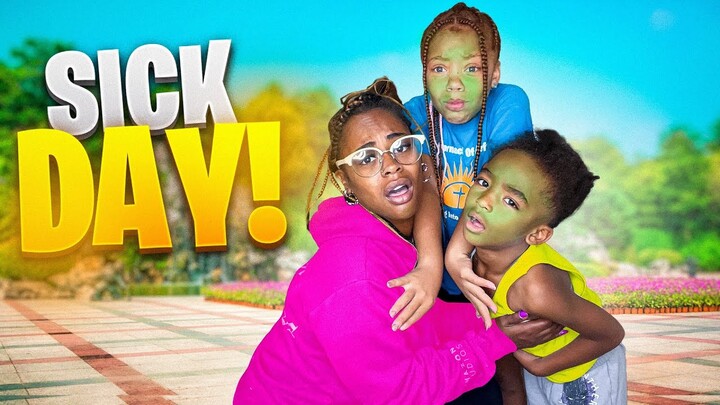 SIBLINGS SKIPS SCHOOL to play SICK 🤢😫😌😉
