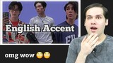 KINNPORSCHE CAST and their ENGLISH ACCENT (BibleBuild | MileApo | JeffBarcode) Reaction