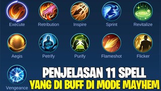 PENJELASAN 11 SPELL YANG DI BUFF DI MODE MAYHEM - SPELL NO. 7 SANGAT MENGERIKAN (BUKAN CLICKBAIT :v)