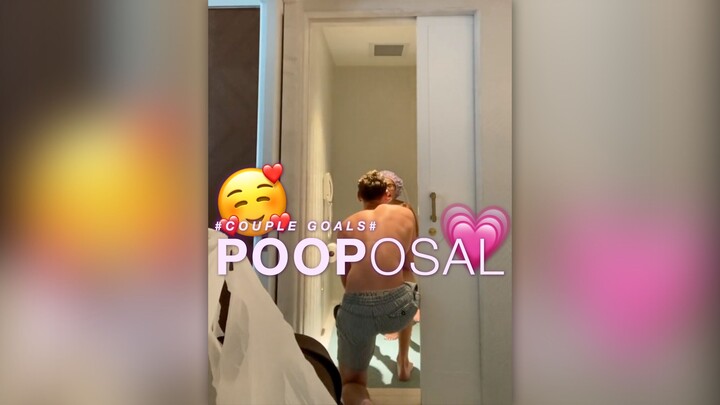 【Such a beautiful love】Proposing during a bowel movement—this must be what a healthy relationship is