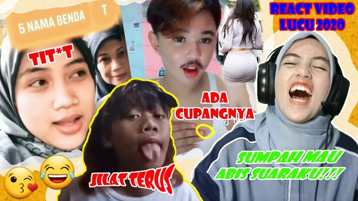 Reaction Video Lucu Ngakak Bikin Ketawa Abis | Asupan Video Kocak 2020 Part 1