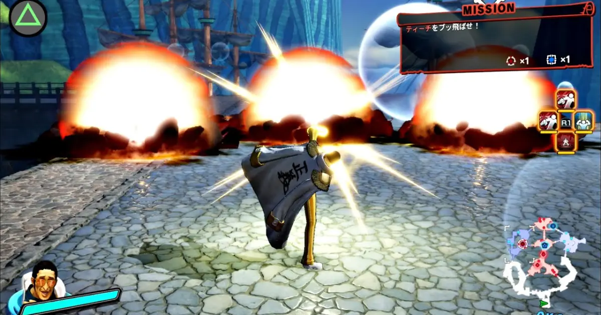 海賊無双4 海軍大将 黄猿 モーション集 One Piece Pirate Warriors 4 Bilibili