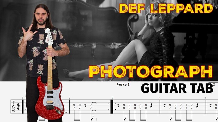 Def Leppard - Photograph | Guitar TAB | Guitar Cover | Guitar Lesson