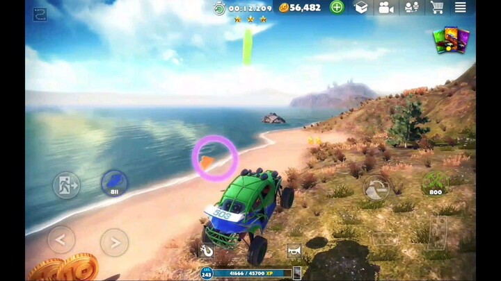 การตามล่าจุดตรวจความท้าทายเสิ่น 00:31.281เวลาตำนาน 00:30.568เวลาOTR - Offroad Car Driving Gaame