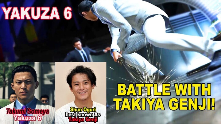 Battle with Someya Alias Takiya Genji - Crows Zero (Shun Oguri)| Yakuza 6
