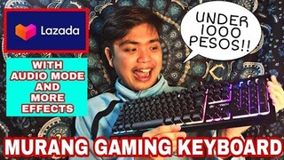 FANTECH SOLDIER K612 - PERFECT GAMING KEYBOARD in Lazada 2020 (800+ pesos lang) | ARKEYEL CHANNEL