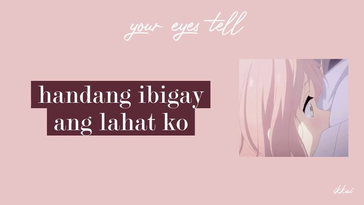 your eyes tell - bts -tagalog cover