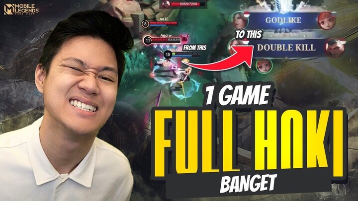 KETIKA LU SATU GAME HOKI BANGET SELALU ESCAPE DAN MONTAGE - Mobile Legends