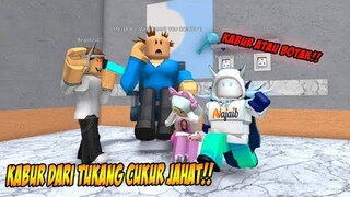 KABUR DARI TUKANG CUKUR JAHAD!! - Escape The Barbershop Obby  ROBLOX INDONESIA