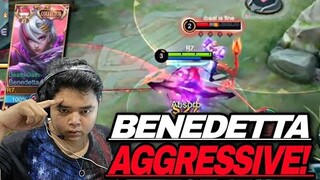 R7 BENEDETTA AGGRESSIVE GAMEPLAY ! | MOBILE LEGENDS