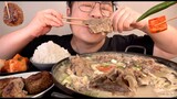 백감자탕 이렇게 담백할수가 수제 떡갈비 맛사운드 레전드 gamjatang  and Tteok galbi mukbang Legend koreanfood asmr
