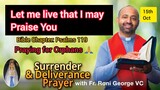 Daily Surrender And Deliverance Prayer 15th October 2022