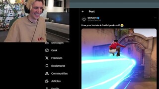 xQc يعجز عن التحكم في الضحك أثناء سرعة تخطي مهارة Sova
