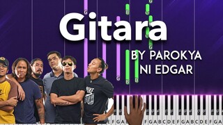 Gitara by Parokya ni Edgar piano cover + sheet music & lyrics