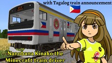 Nanobana Kinako the Minecraft train driver (Glodelania Express)