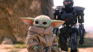 [The Mandalorian Saves the Baby] As long as I can save you, I can break my oath and take off my mask