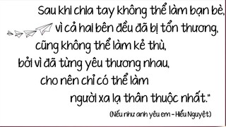 Những câu nói hay trong tiểu thuyết