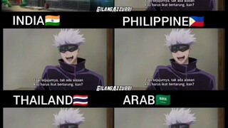 Jujutsu kaisen dub Arab Thai India Philippines English