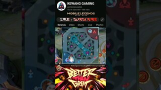 MASHA SUKA BEGITU #mlbb #mobilelegend #shorts