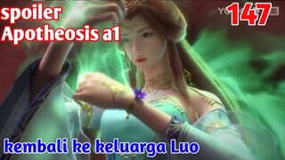 Alur Cerita Apotheosis S1 Part 147 : Lou Yushu