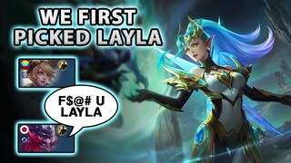 My Team Was Furious When She Picked Layla, But Then This Happened | Mobile Legends