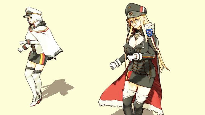 [Azur Lane] Bismarck X Tirpitz MMD