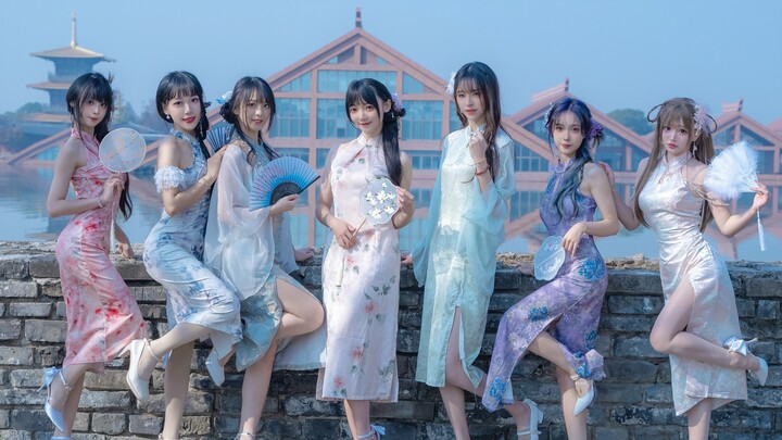 Su-style Cheongsams for Seven 🌸 Who could resist these gentle, elegant Jiangnan women? “Su Mu Zhe”