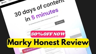 Marky Review: Boost Your Social Media Marketing with Automated Content Creation & Scheduling