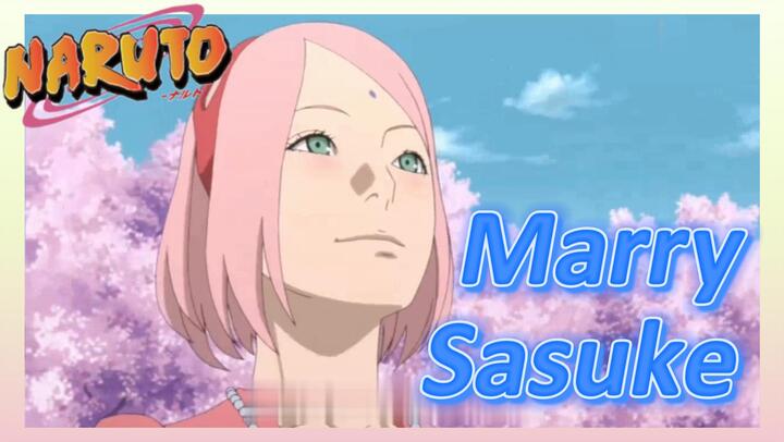 Sakura wedding sasuke