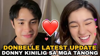 Donny kinilig ng binanggit si belle sa Kumu live!! DonBelle spotted!! DonBelle latest update!!