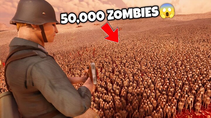 1,000 SOLDIERS VS 50,0000 ZOMBIES