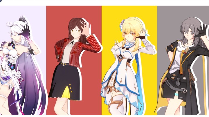 【miHoYo MMD】★MiHoYo's main female group! -Make you happy★