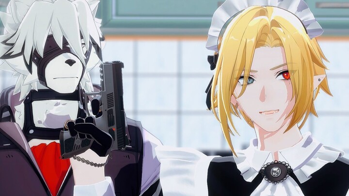 How does the famous Victorian housekeeping wash dishes [Wolf Blood/MMD]