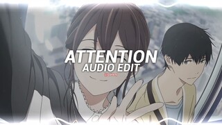 attention - charlie puth [edit audio]