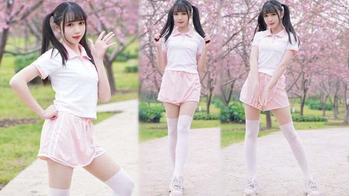 Nữ sinh tiểu học trong sáng và tràn đầy năng lượng~Hoa anh đào lãng mạn❀Hãy đến và ngắm ngay nhé!
