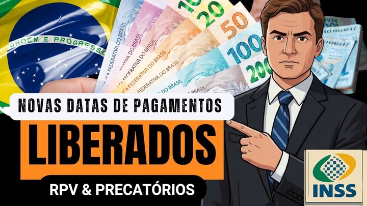 ATRASADOS DO INSS - RPV E PRECATÓRIOS  AUTORIZADOS PARA AGOSTO NÃO PAGOS