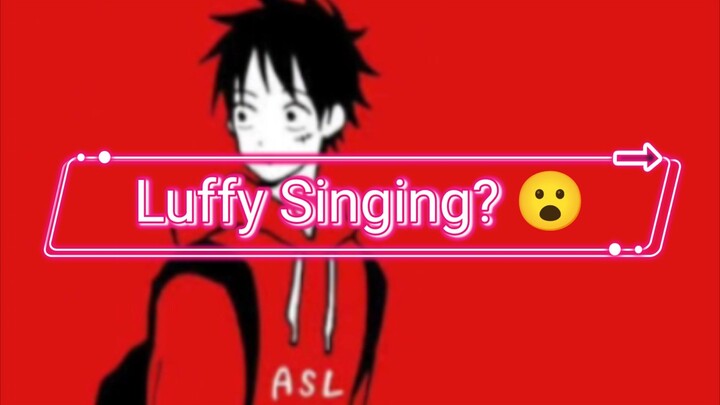 When Luffy's alone at the shower