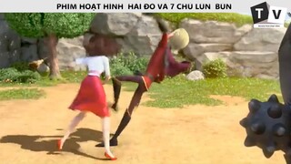 BẠCH TUYẾT đam mê ăn ĐỒ NGỌT REVIEW PHIM HOẠT HÌNH HÀI ĐỎ VÀ 7 CHÚ LÙN BÚN p7