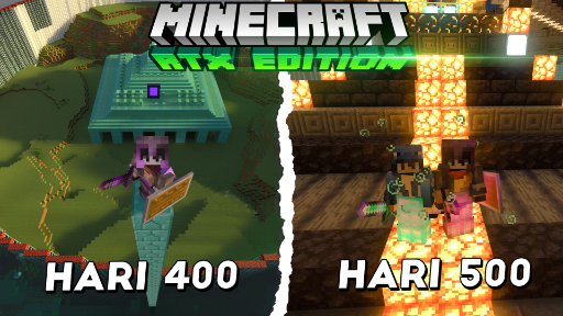 500 Hari Di Minecraft RTX Edition 🔥