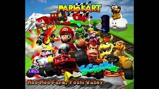 Mario Kart 64: Moo Moo Farm, Yoshi Valley HD
