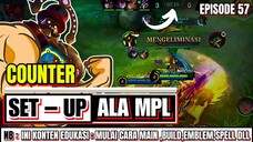 TUTORIAL COUNTER SET UP ALA MPL.MLBB/MOBILE LEGENDS