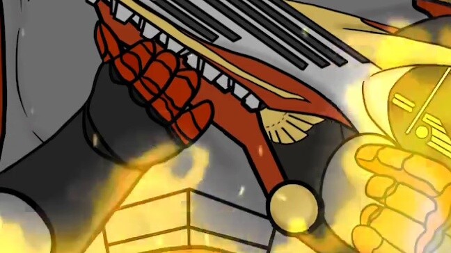 [Animation Restoration] Survival Dragon Rider debuts in flames ~ Dragon Rider survives!