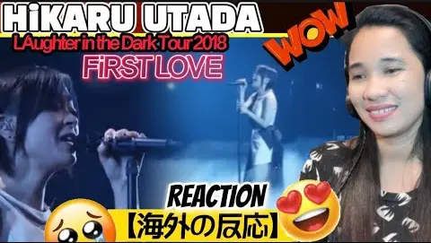 【海外の反応】宇多田ヒカル/宇多田光 【First love】LIVE HIKARU UTADA FIRST TIME REACTION