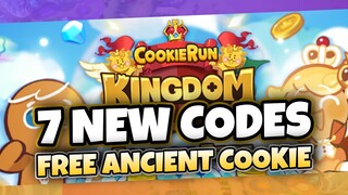 7 NEW Redeem CODES + FREE Guaranteed ANCIENT Cookie SUMMON | Cookie Run Kingdom