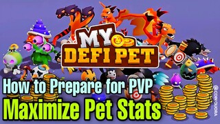 My Defipet How to Make The Strongest Build | Maximizing Pet Stats | Preparation for PVP (Tagalog)