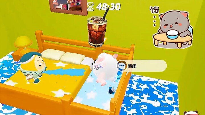 Eating Fried Chicken Burgers